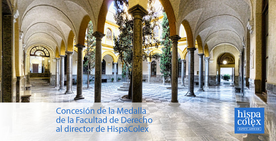 Concesión de la Medalla de la Facultad de Derecho al director de HispaColex
