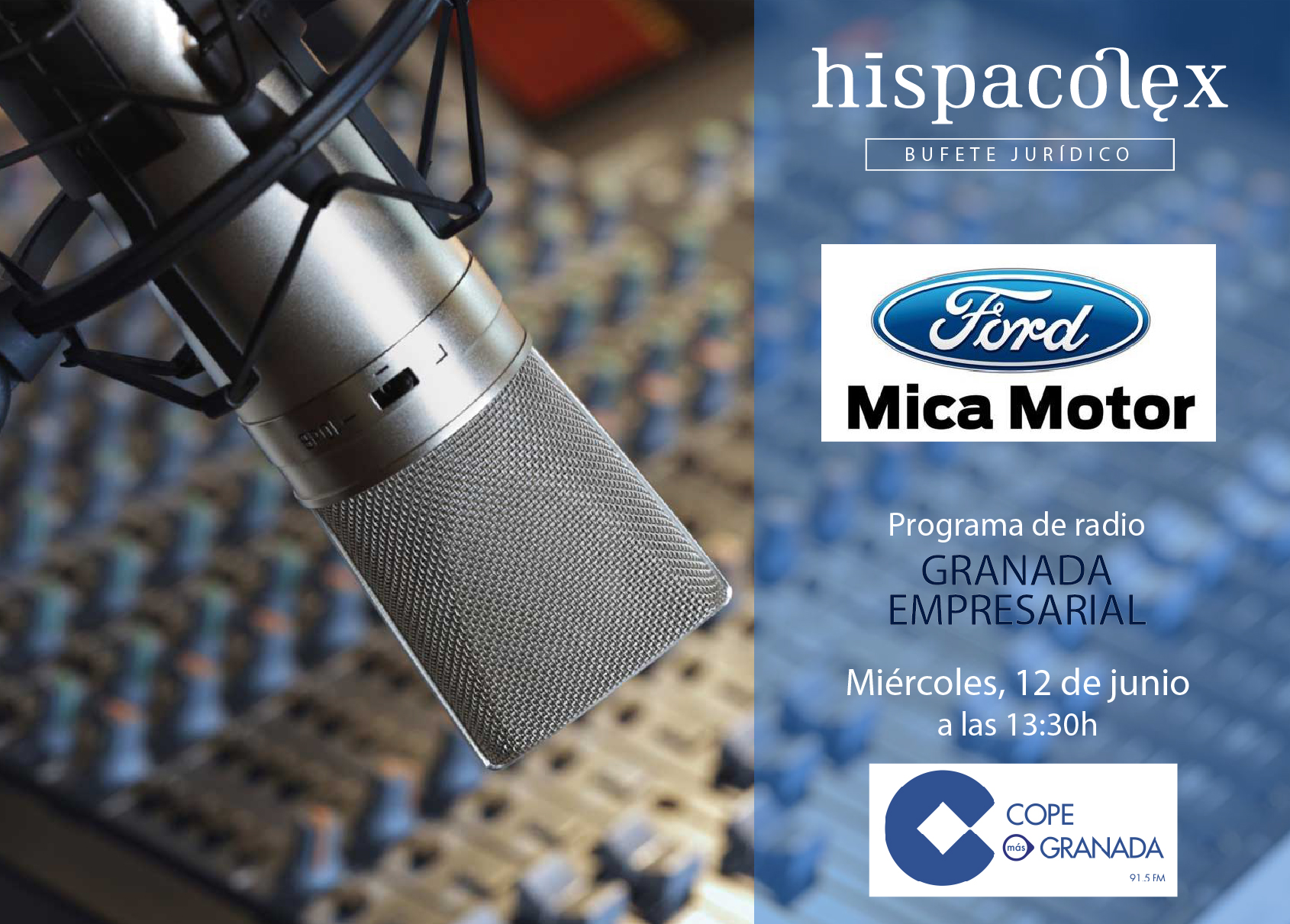 Imagen del audio Granada Empresarial: Entrevista a Esteban Milena, gerente de MICA MOTOR y MOTORDOS